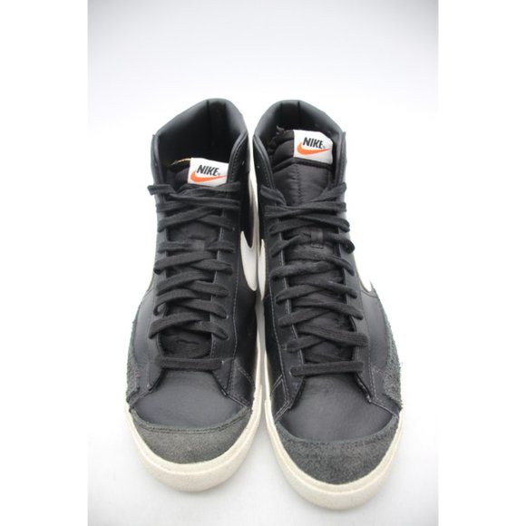 Nike Mens Blazer Mid 77 Men's Size 14  BQ6806-002 Black Leather Casual Shoes - Picture 2 of 8